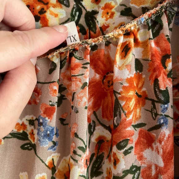 Boho Floral Kimono Size XL - Picture 6 of 6
